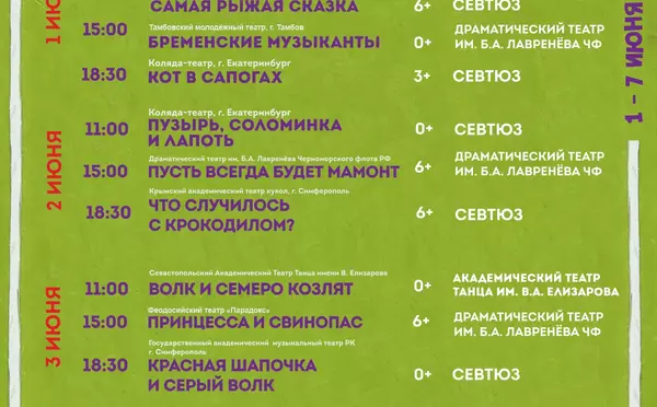 VI Всероссийский фестиваль театрального искусства для детей «Сказочное королевство»