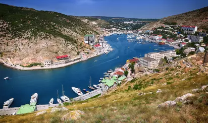 Смотровая площадка над Балаклавской бухтой